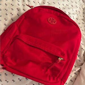 Tory Burch Red Backpack